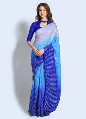 sequince saree  Bollywood Sarees