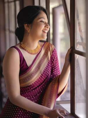 soft lichi silk cloth Lichi Silk Saree